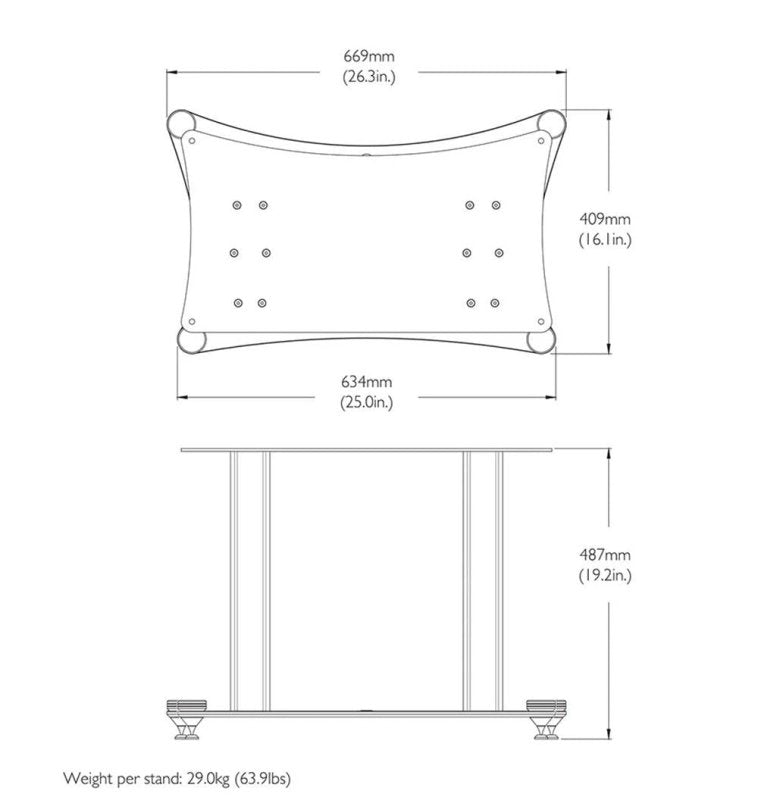 KEF Reference 4c Stand