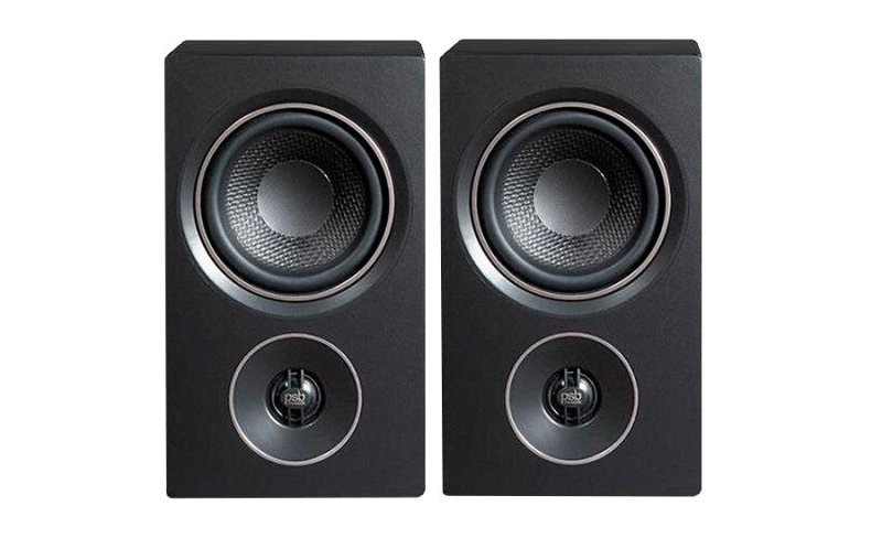 Altavoces PSB ALPHA P3 negro vista frontal