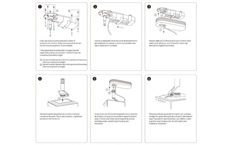 Xgimi Soporte de techo Serie Horizon