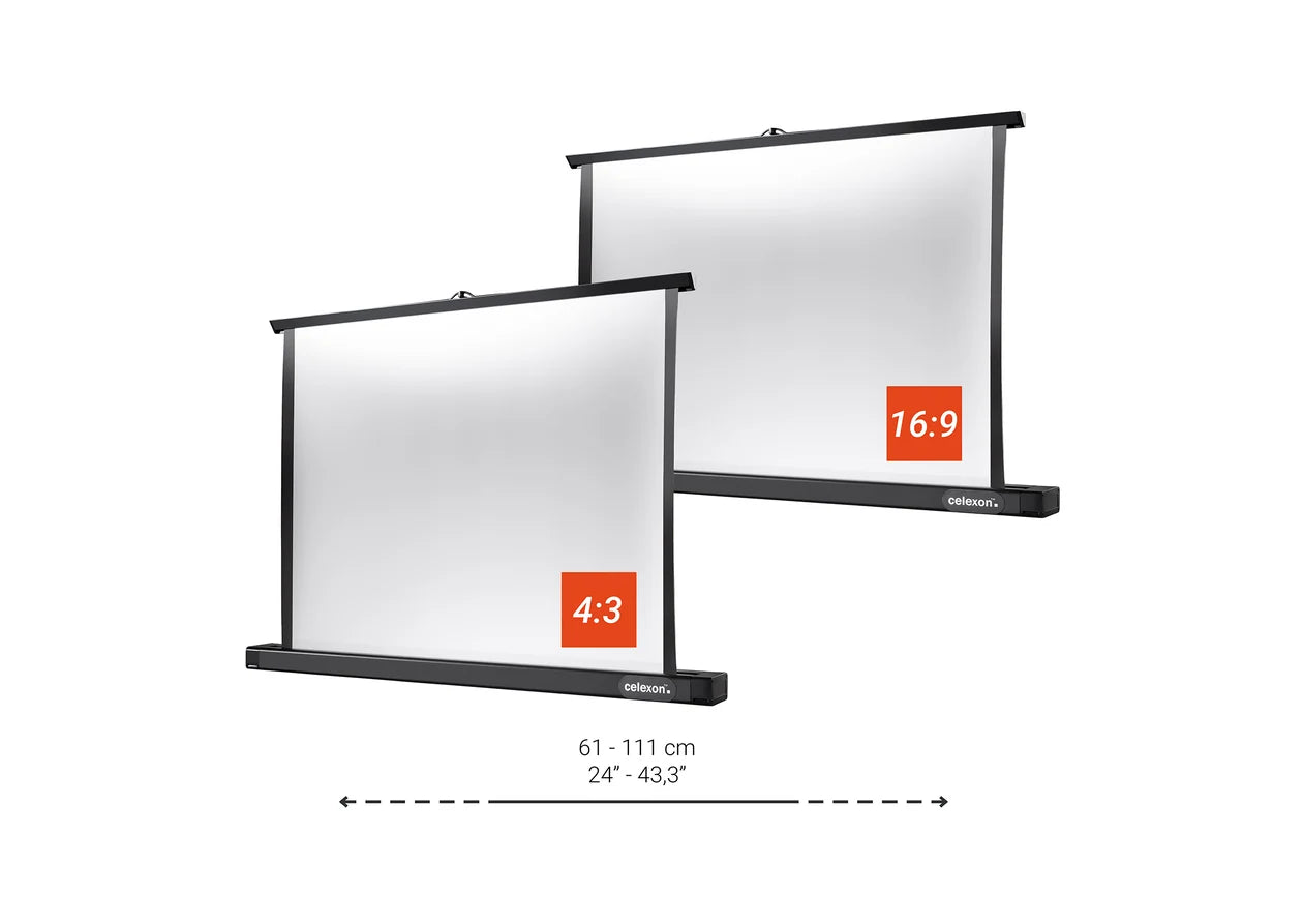 Celexon Pantalla de Mesa Professional Mini 4:3