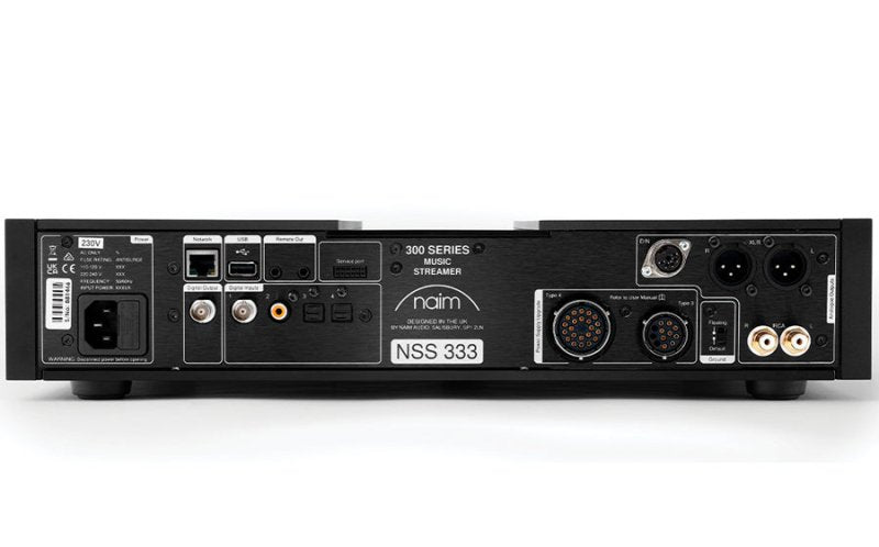 Naim NSS 333 negro detras
