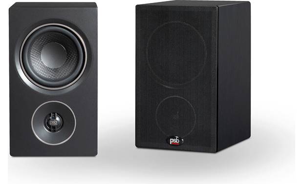 Altavoces PSB ALPHA P3 negro vista frontal con rejilla