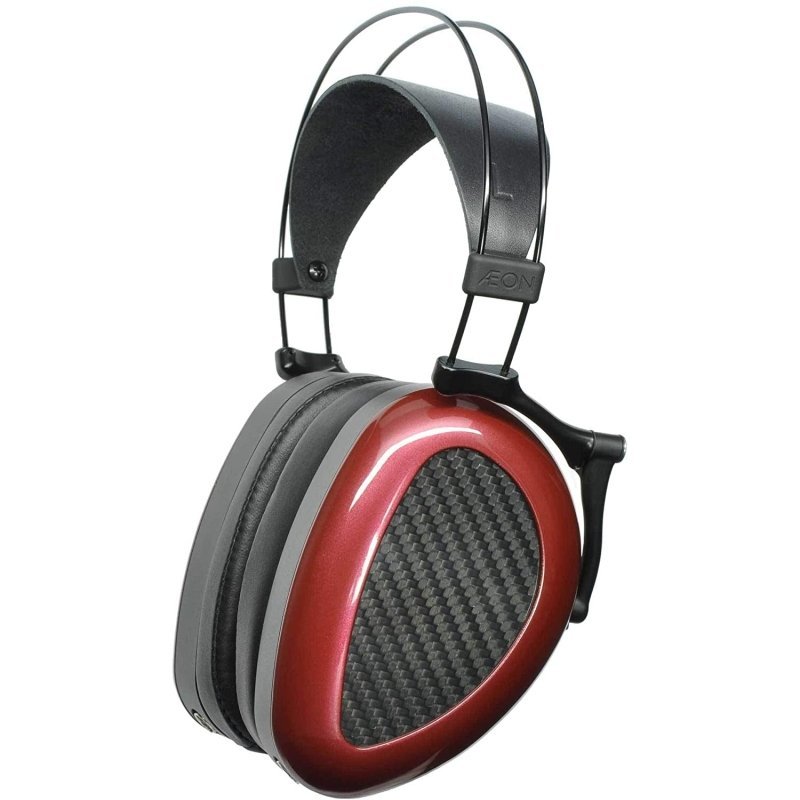 Dan Clark Audio AEON 2 rojo vista completa