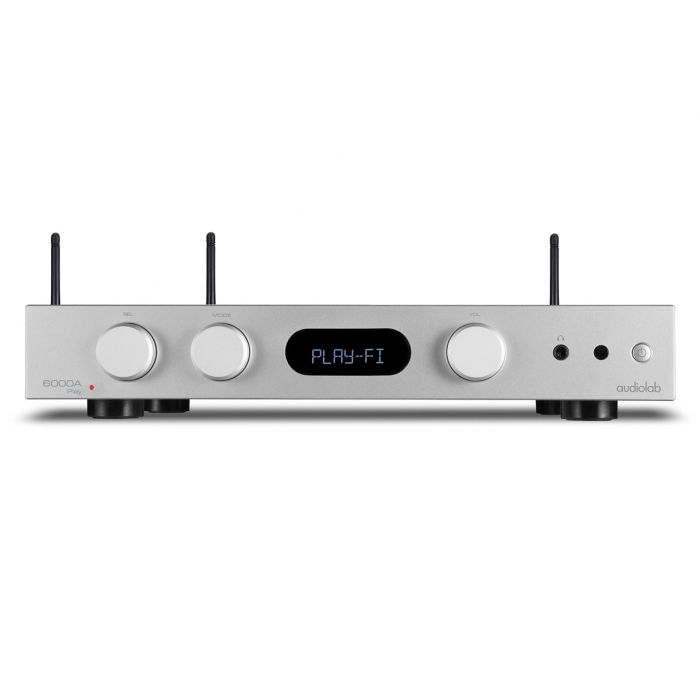 Receptor Estereo Digital Audiolab 6000A Play blanco vista frontal