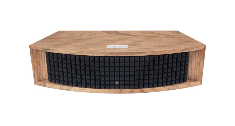 Altavoz todo en uno JBL L42ms nogal vista delantera