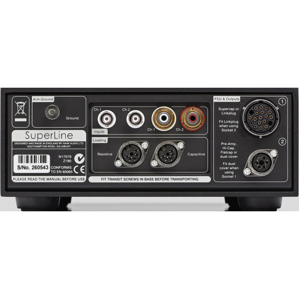 Naim SuperLine MC negro detras