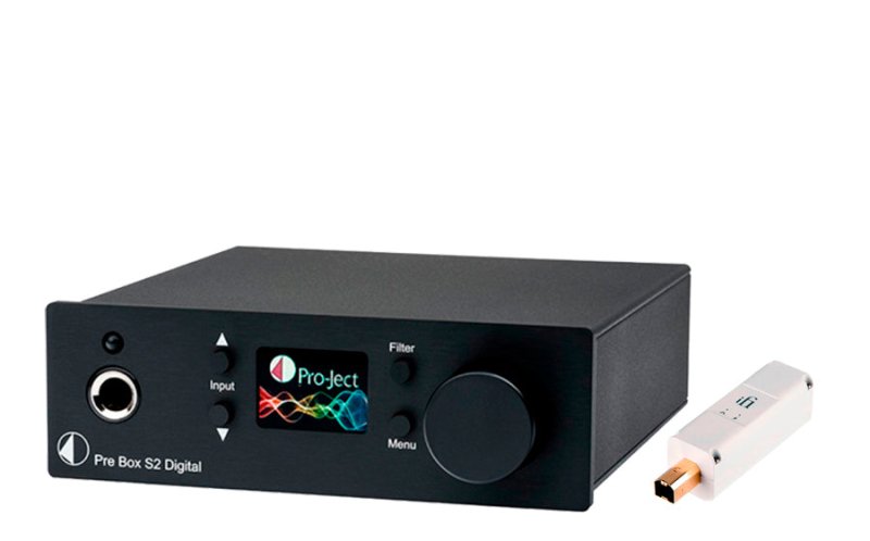Pro-Ject Pre-Box S2 Digital DAC + iFi iPurifier3 Tipo B