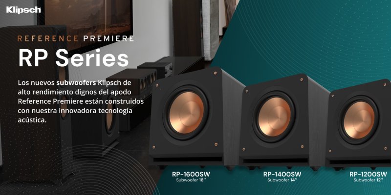 Nuevos subwoofers Klipsch Reference Premiere.