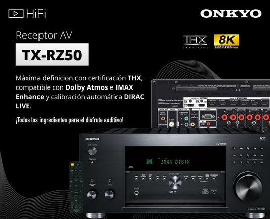 Nuevo Onkyo TX-RZ50: La Evolución de un Receptor de AV de Alta Gama