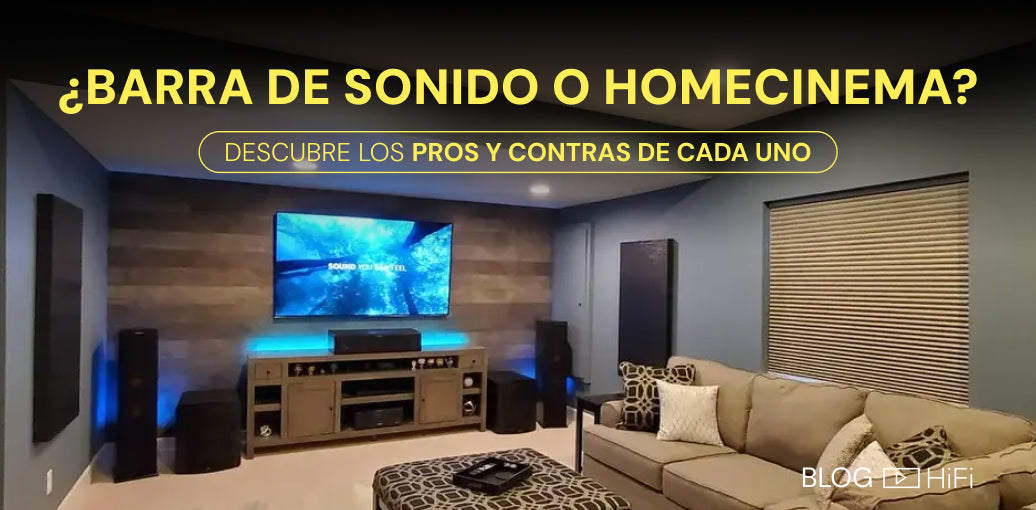 ¿Cuál es mejor? Barra de sonido o home cinema - Pros y contras de cada uno