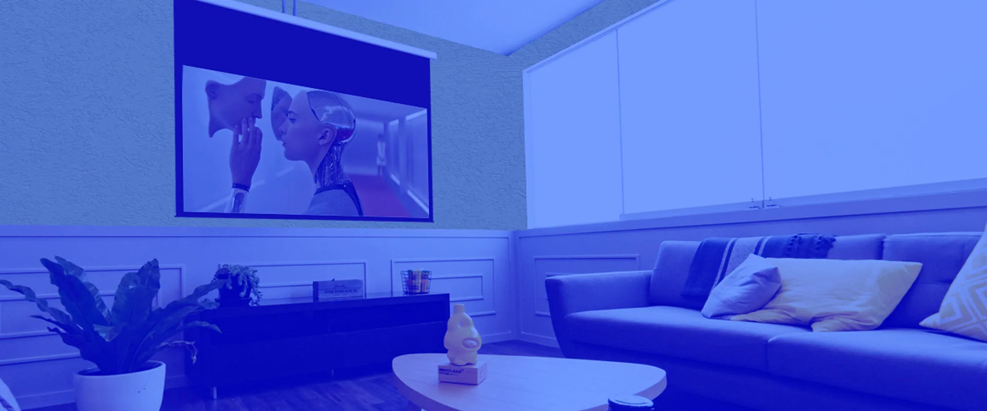 Pantalla Proyector Electrica