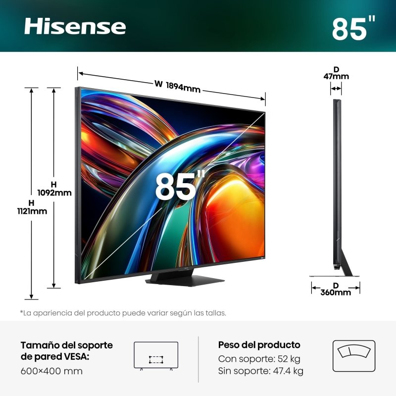 Hisense UR9 RGB MiniLED TV
