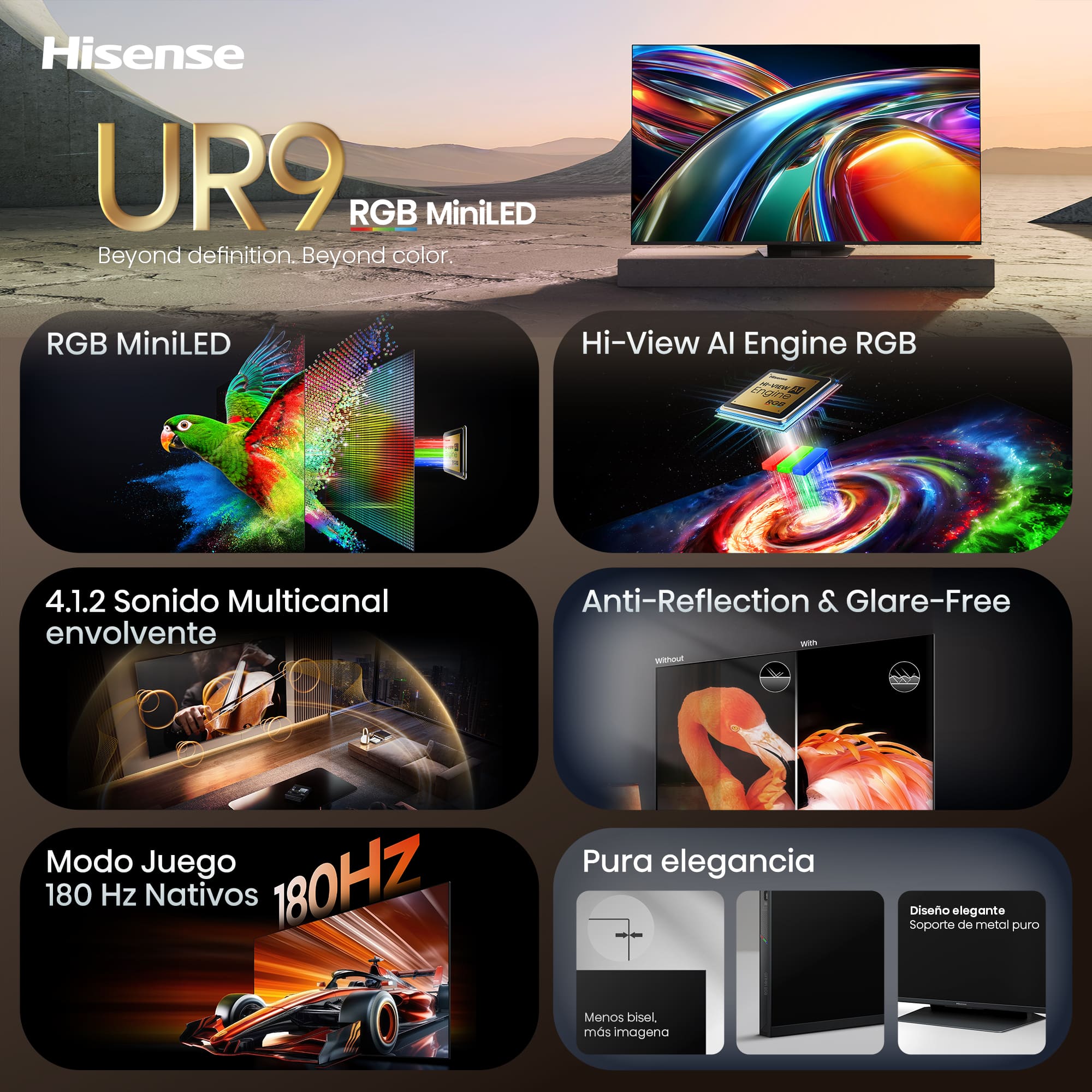 Hisense UR8 RGB MiniLED Hisense TV