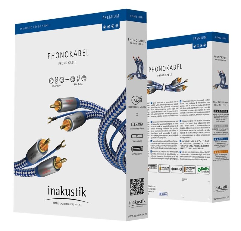 Inakustik Premium Phono Cable RCA  0.75-2m