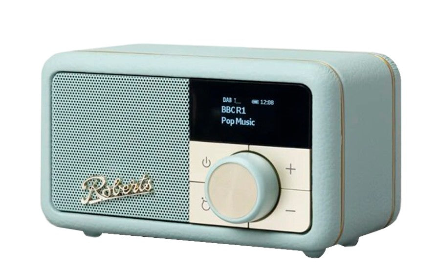 Roberts Revival Petite Radio Portátil azul pastel