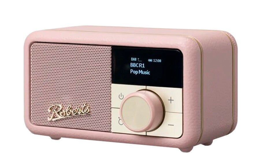 Roberts Revival Petite Radio Portátil rosa