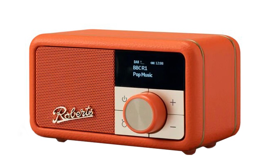 Roberts Revival Petite Radio Portátil naranja