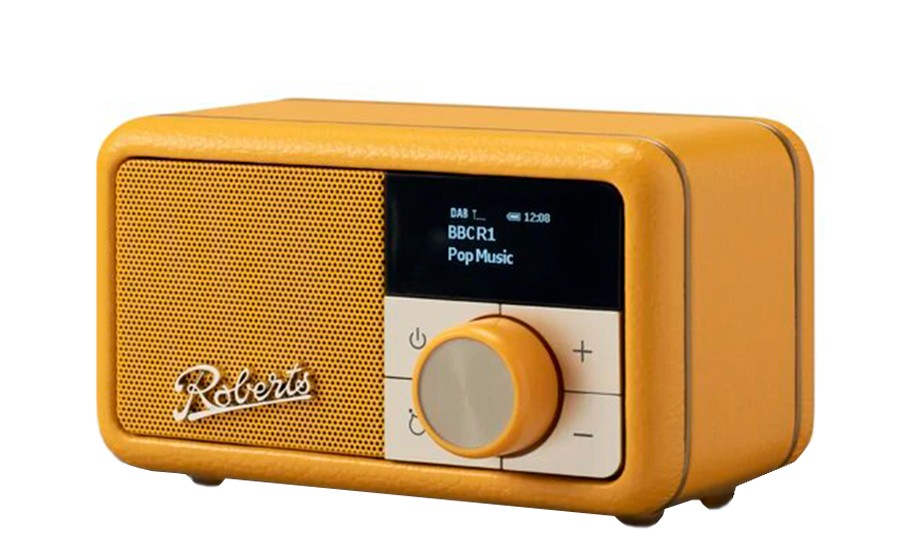 Roberts Revival Petite Radio Portátil amarillo