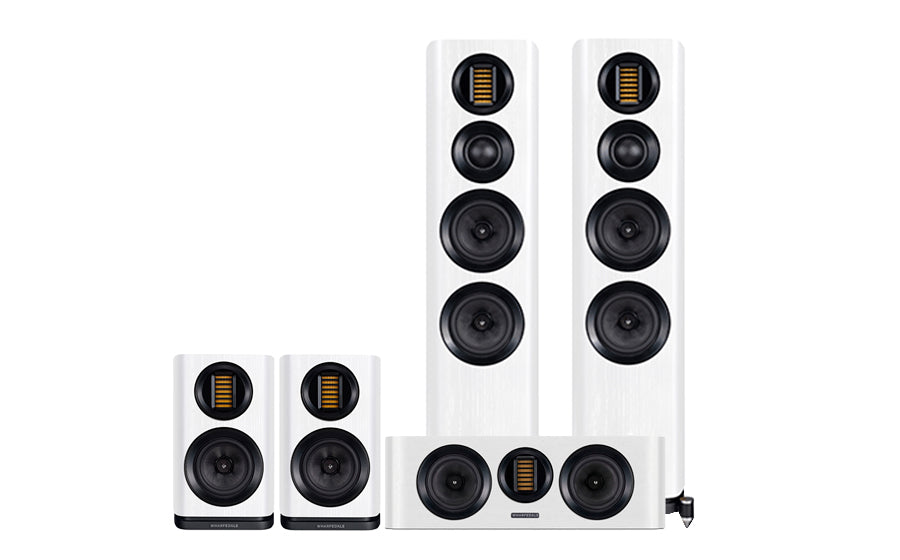 Wharfedale Evo4.1 + Evo4.3 + Evo4.cs blanco