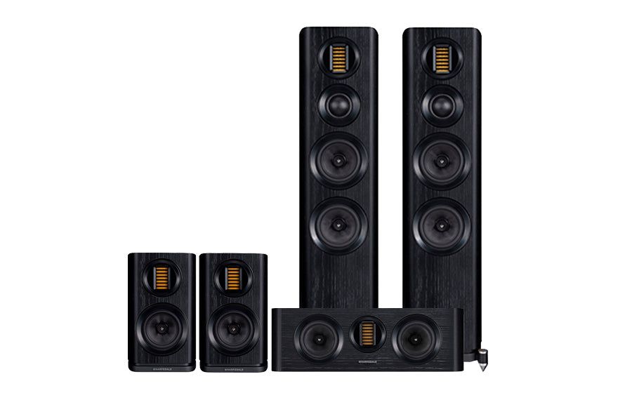 Wharfedale Evo4.1 + Evo4.3 + Evo4.cs negro