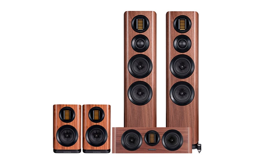 Wharfedale Evo4.1 + Evo4.3 + Evo4.cs nogal