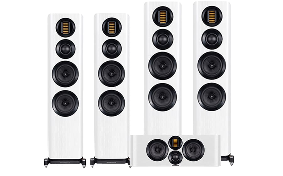 Wharfedale Evo4.4 + Evo4.3 + Evo4.c blanco