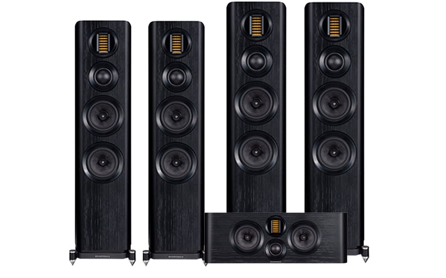 Wharfedale Evo4.4 + Evo4.3 + Evo4.c negro