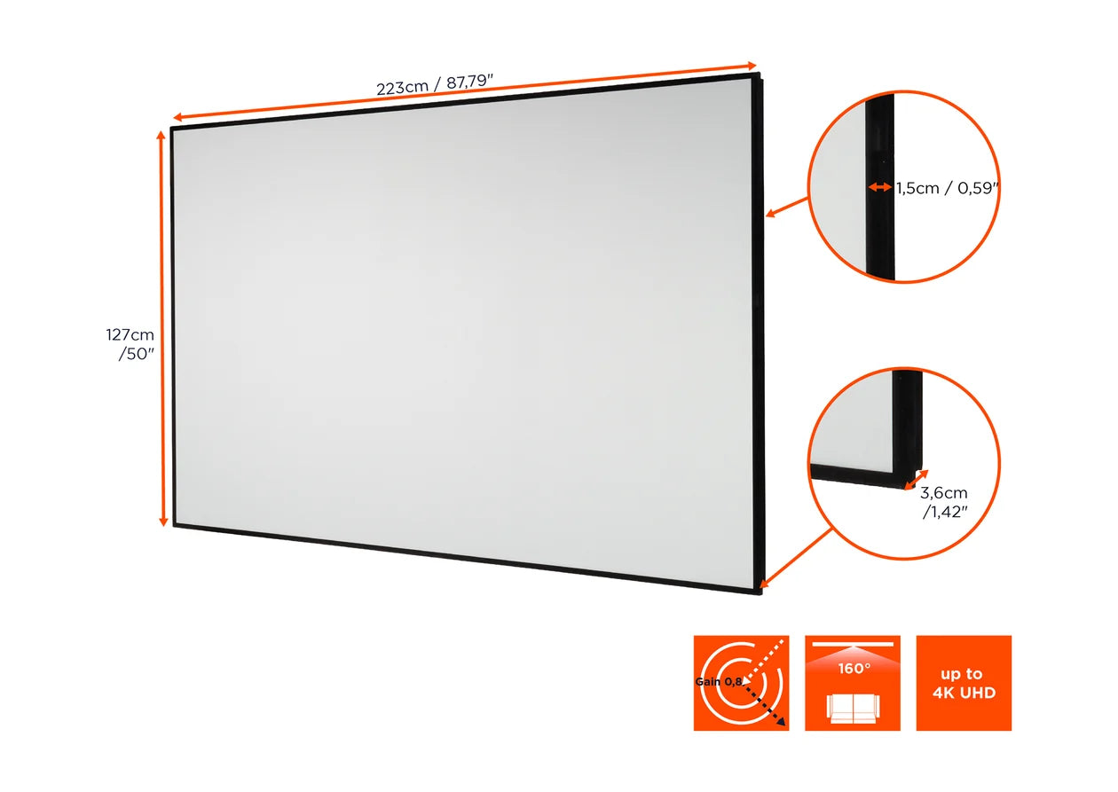 Celexon HomeCinema Frame Dynamic Slate ALR