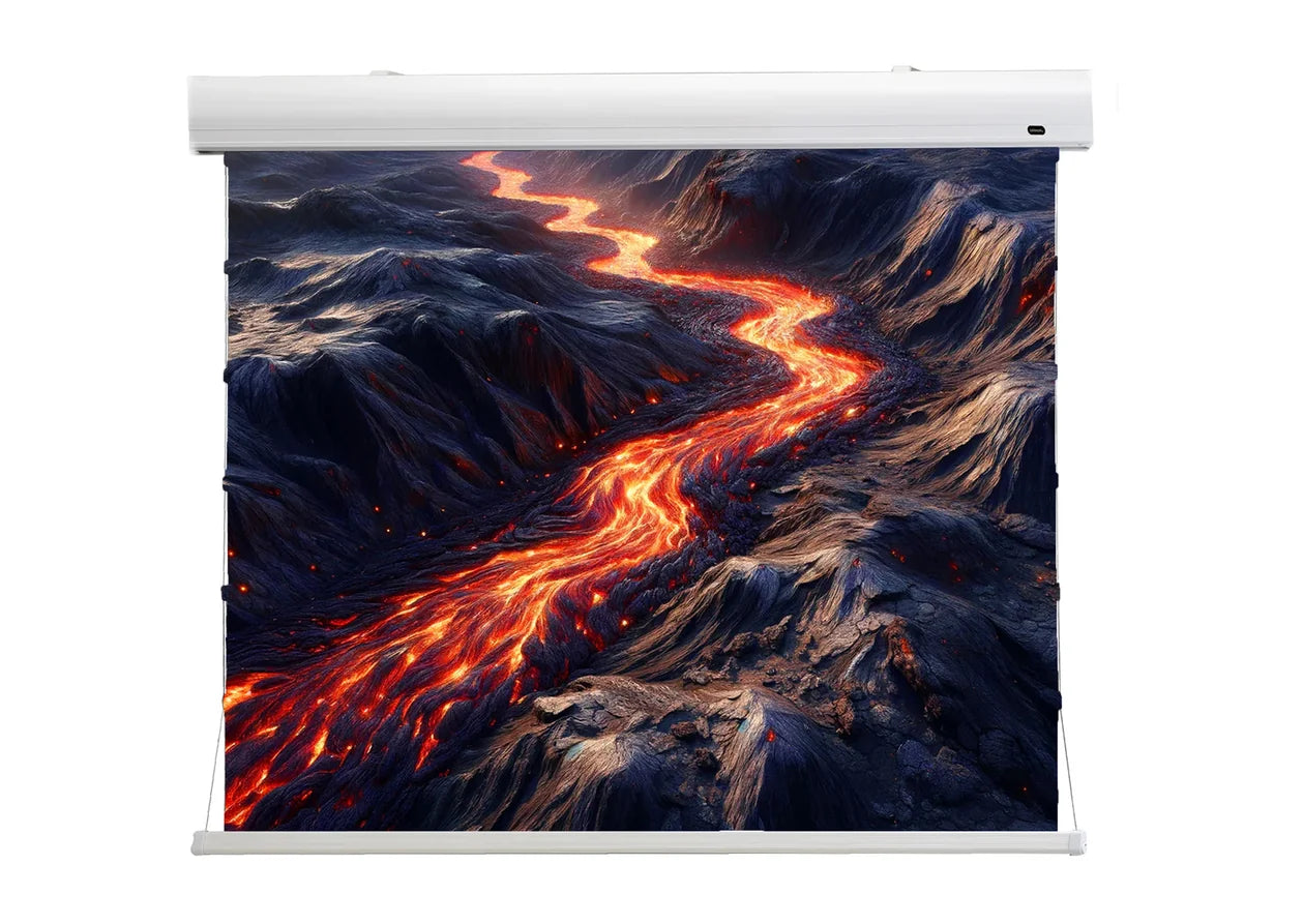 Celexon HomeCinema Pantalla Motorizada Tensionada Dynamic Slate ALR