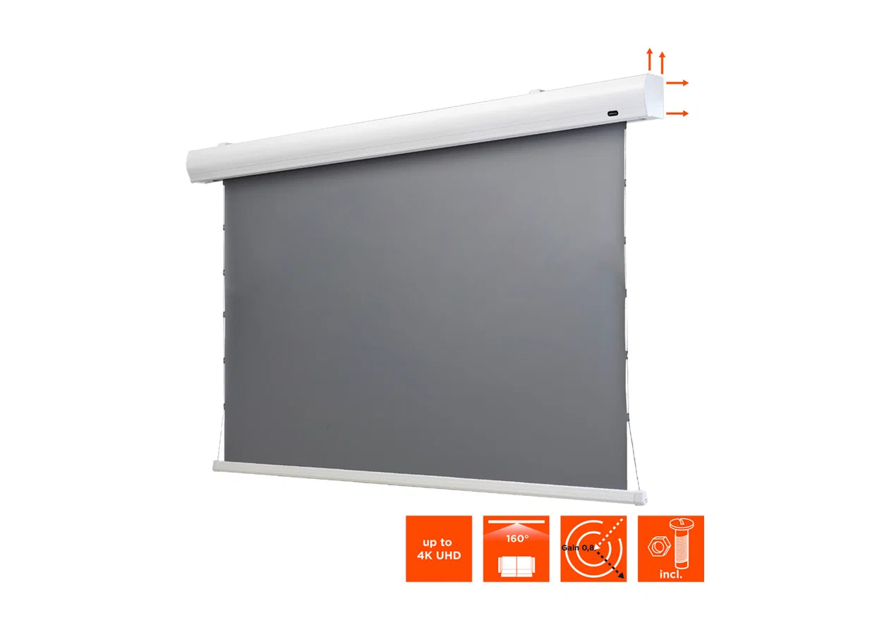 Celexon HomeCinema Pantalla Motorizada Tensionada Dynamic Slate ALR