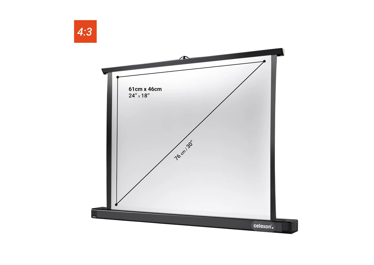 Celexon Pantalla de Mesa Professional Mini 4:3