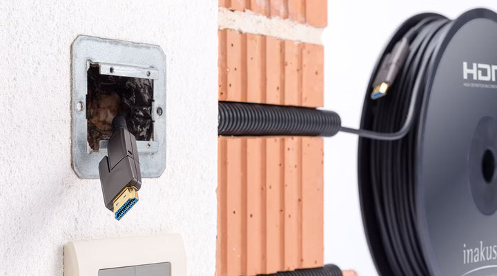 Inakustik Cable de fibra óptica HDMI-Micro 2.0 de 10 m