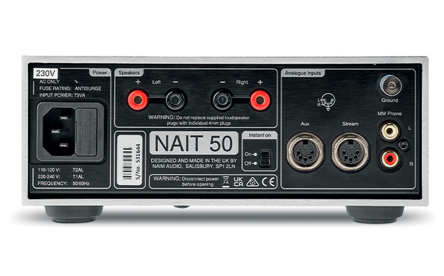 Naim NAIT 50 NEGRO DETRAS