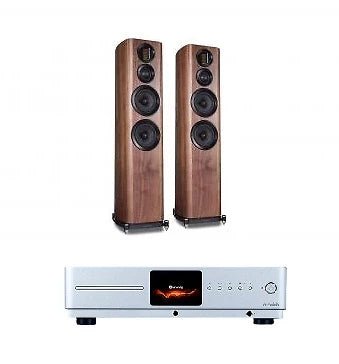 Audiolab Omnia + Wharfedale Evo4.4