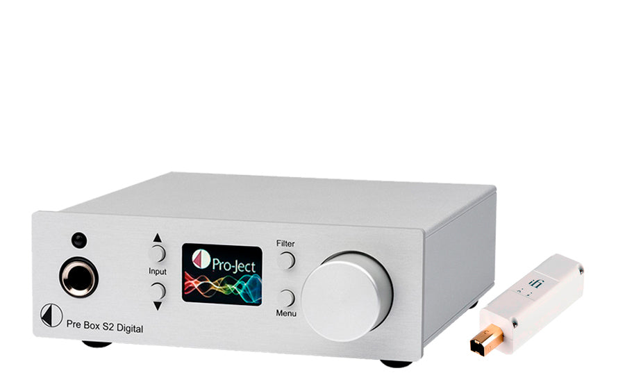 Pro-Ject Pre-Box S2 Digital DAC + iFi iPurifier3 Tipo B